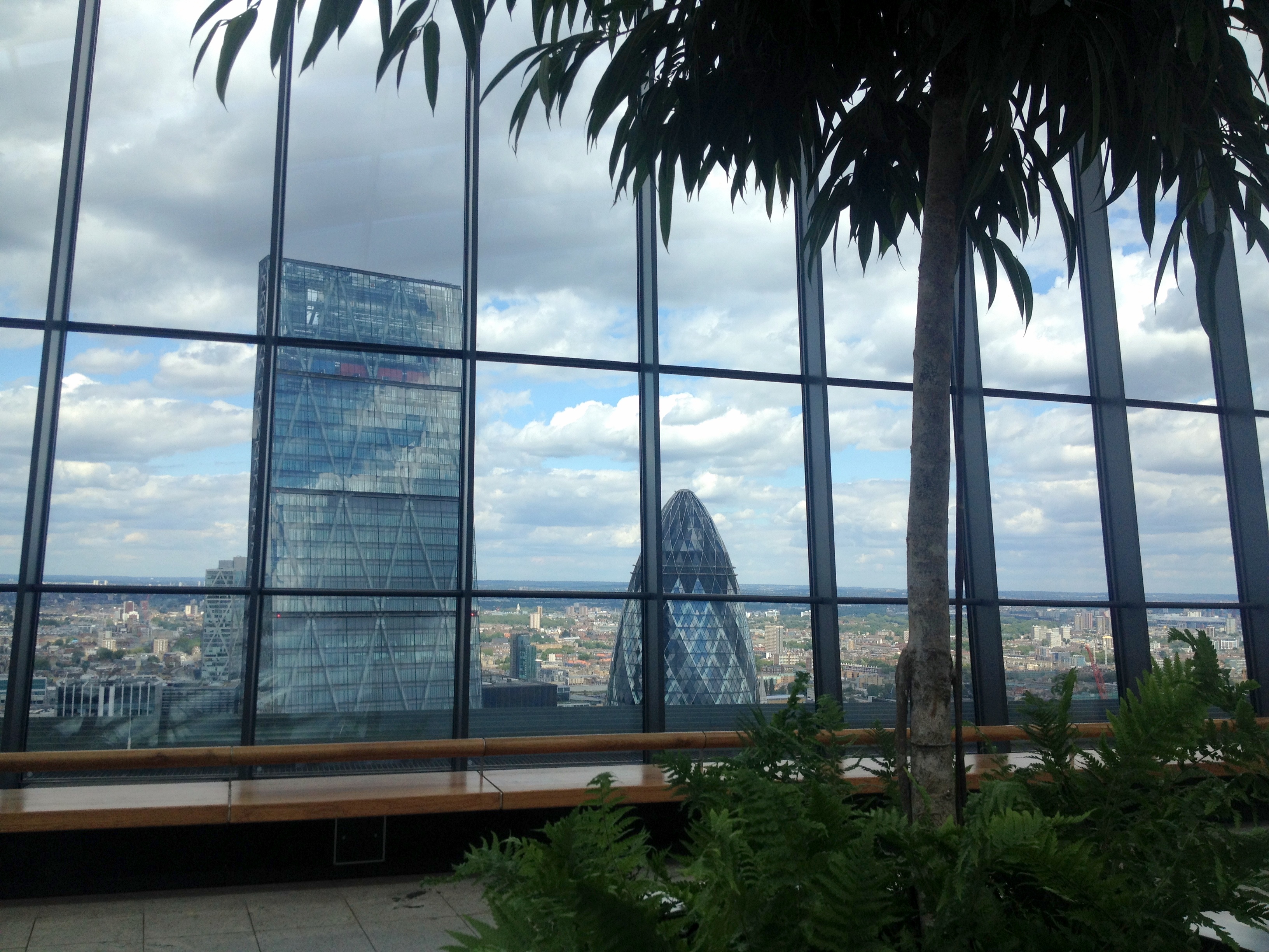 View outside Walkie Talkie building London Sarah Blinco