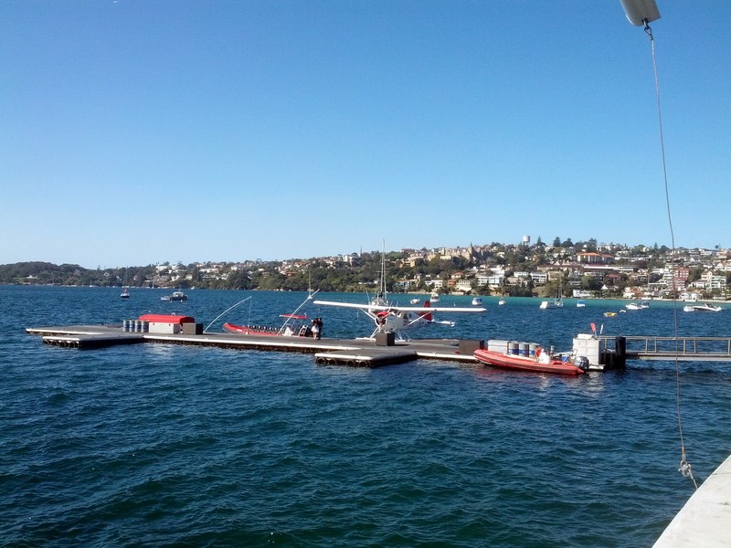 Seaplane docking at Catalina (Copy)