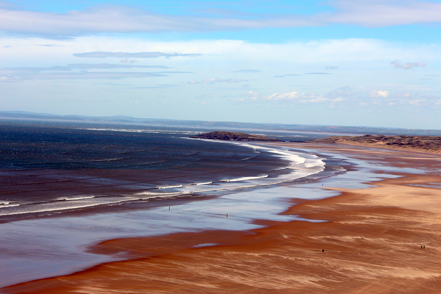 A must visit on you Wales road trip is Rhossili Bay