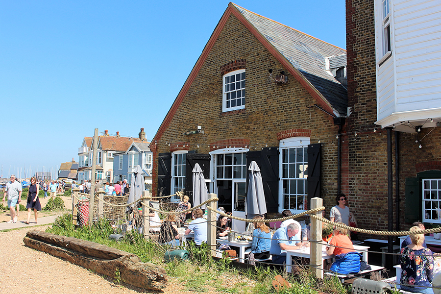 From London to the beach at Whitstable