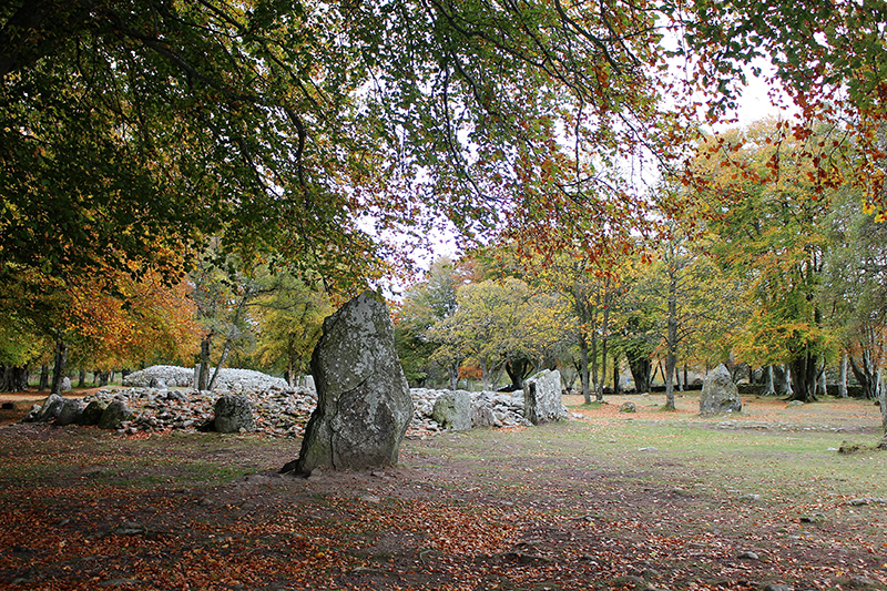 Things to do in Inverness – the ancient ruins of Clava Cairns, inspiration for the books and tv series Outlander