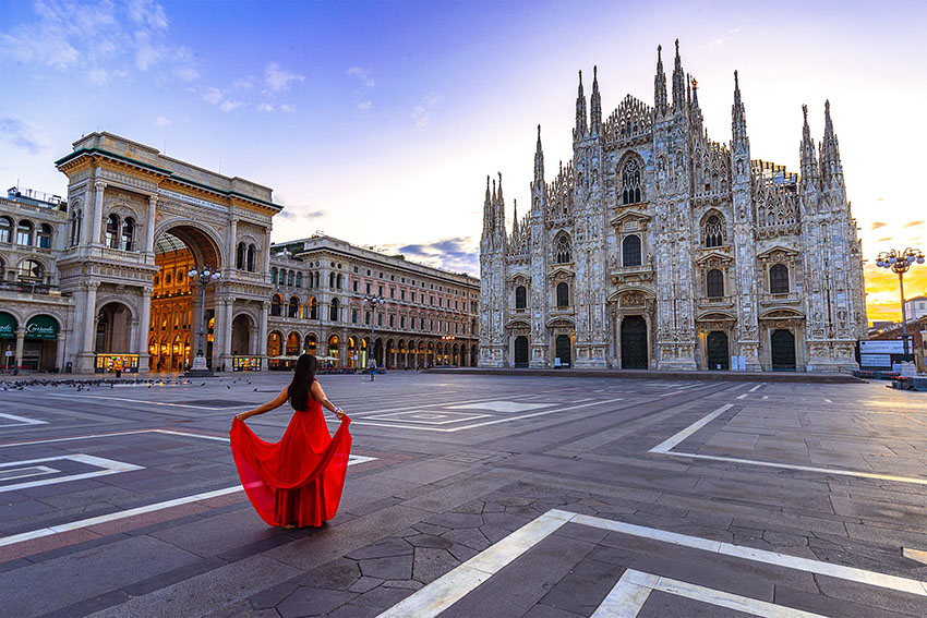 Milan travels will take you to extraordinary sites like this