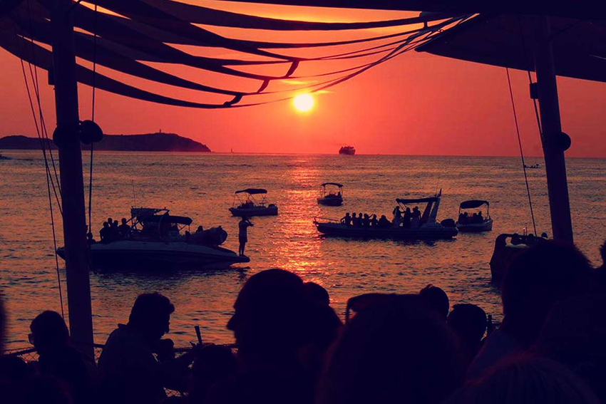 Ibiza sunsets - our fave spot is at Cafe Mambo