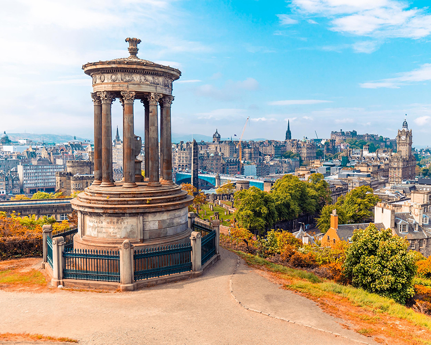 Edinburgh in Scotland is endlessly romantic for a break away