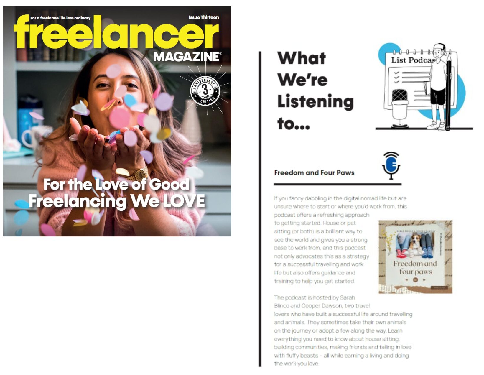 social post freelancer mag freedom and four paws
